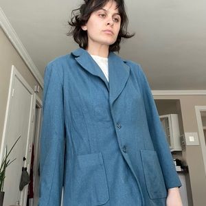 Vintage blue blazer